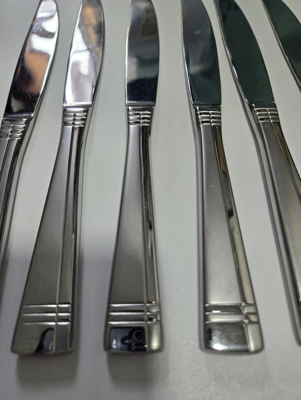 Set Of 7 Oneida Amsterdam Knives Dinner Knives Flatware Replacements